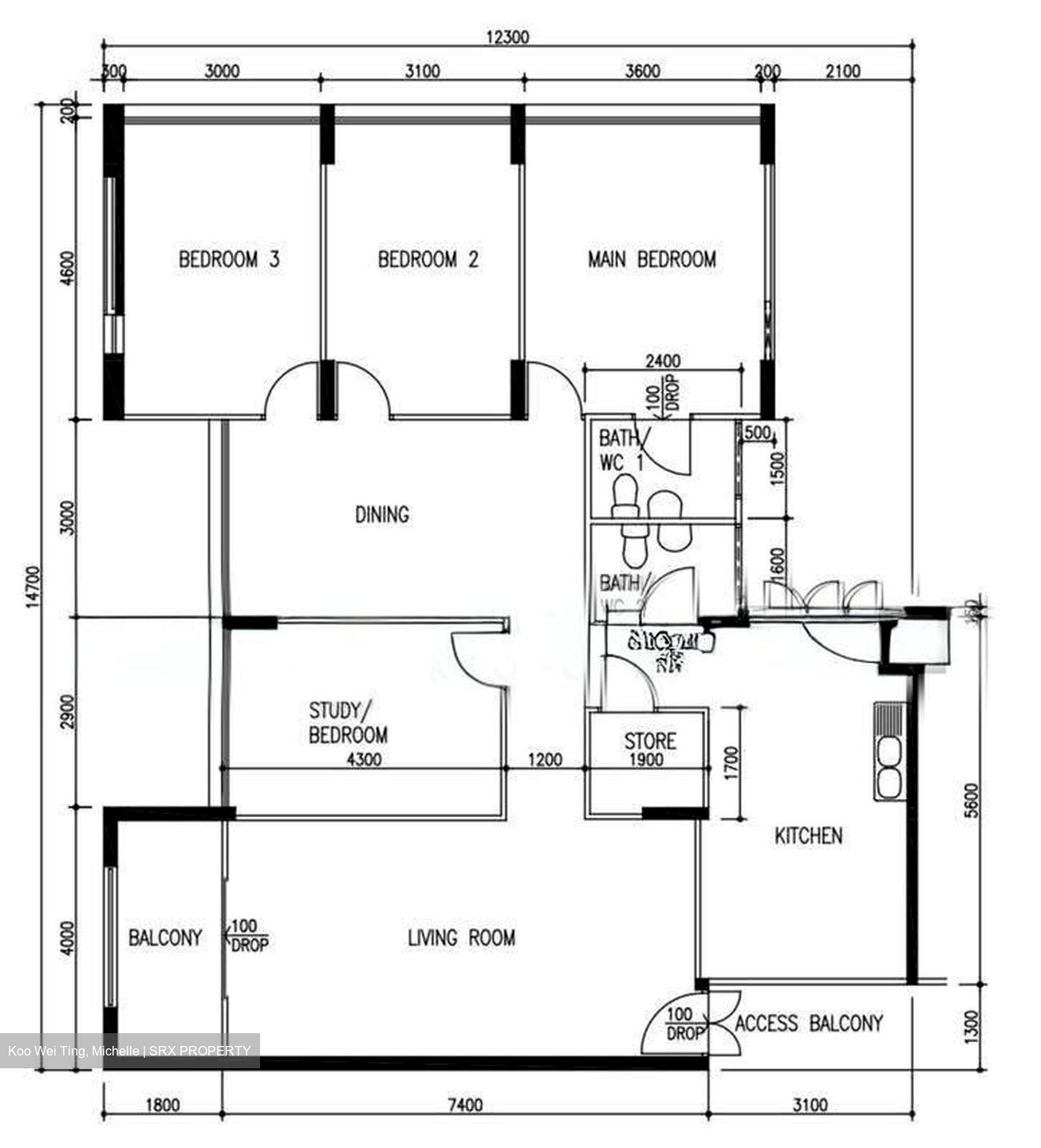 Blk 101 Teck Whye Lane (Choa Chu Kang), HDB Executive #634146971
